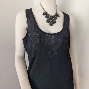 EXPRESS lace trim tank
